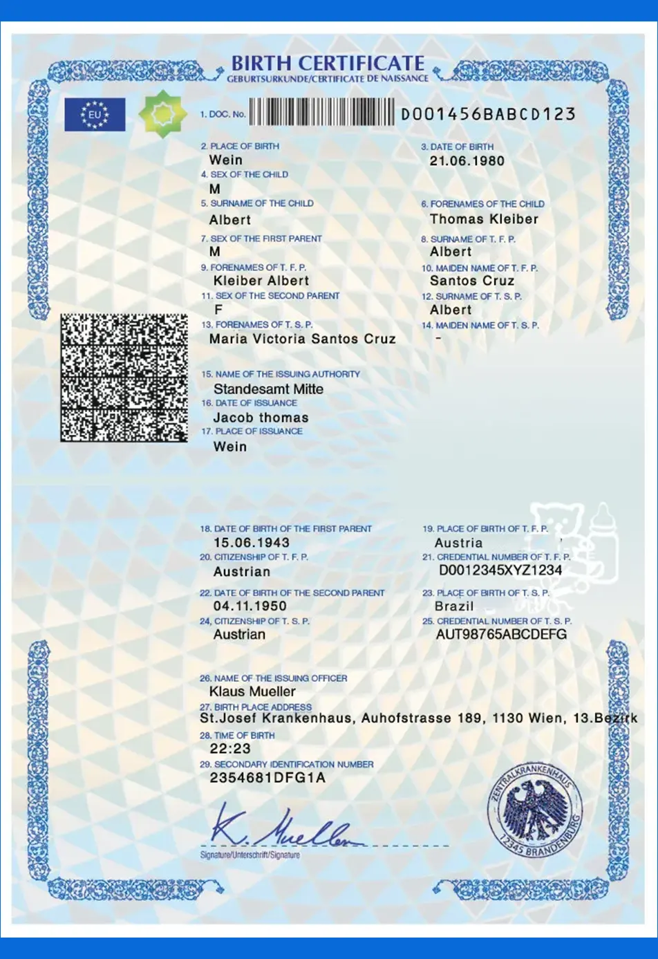 birth certificate 1