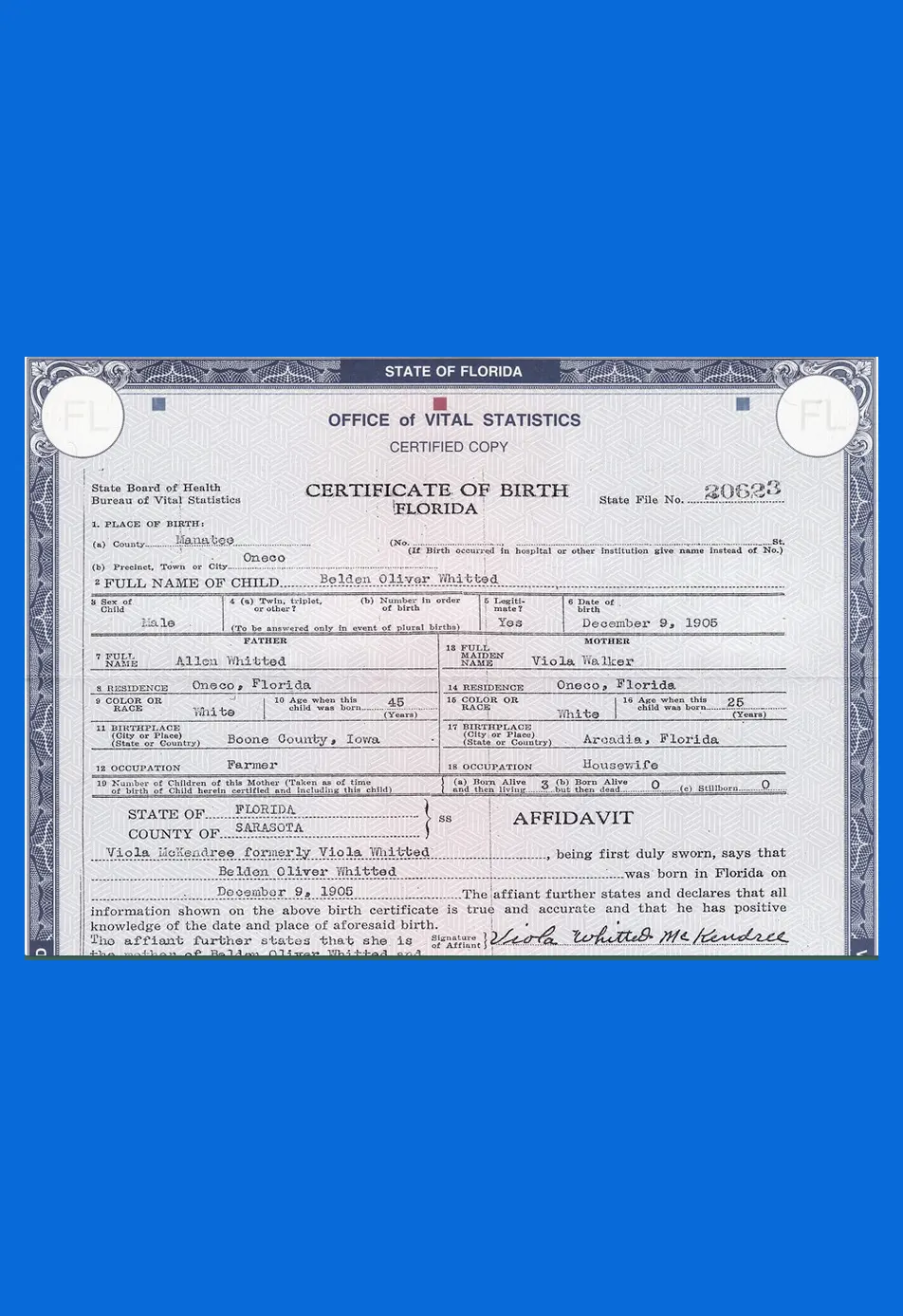 birth certificate 2