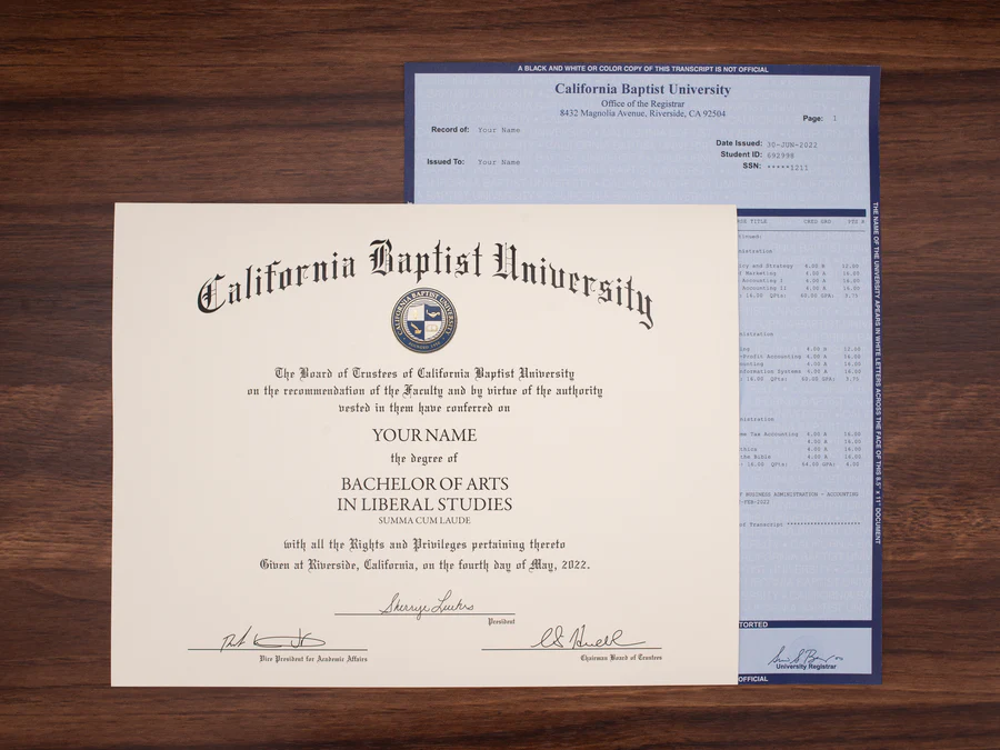 CaliforniaBaptistUniversityDip-Trx